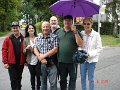 in lustiger Runde starbereit